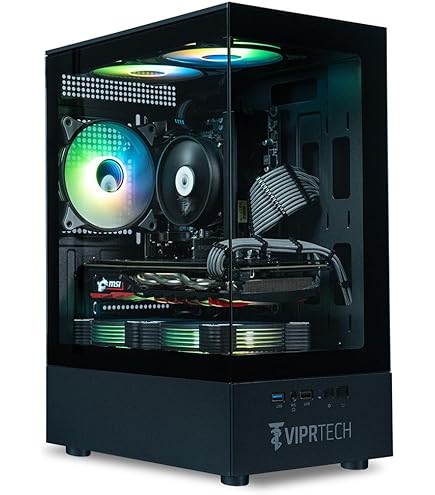 Amazon.com: Gaming PC Desktop RTX 4060 8GB AMD Ryzen 7 5700X